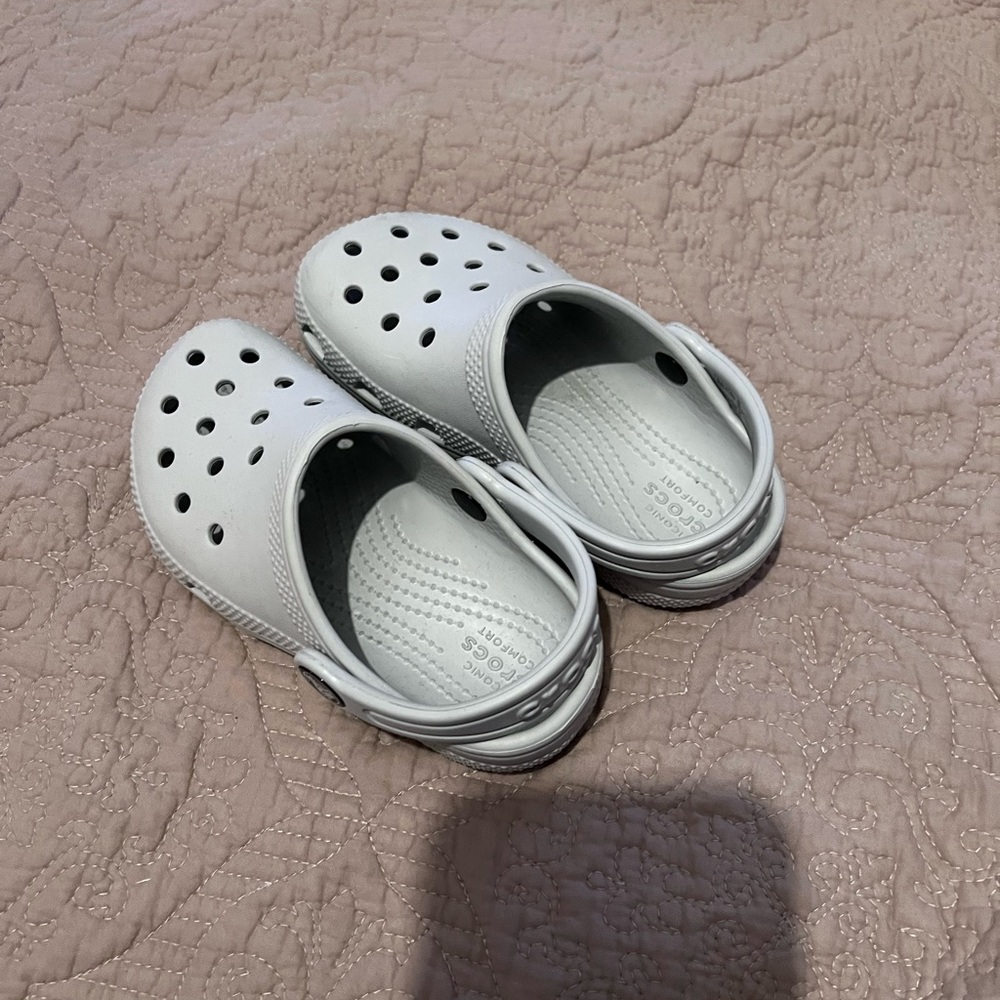 CROCS Kids in Light Gray